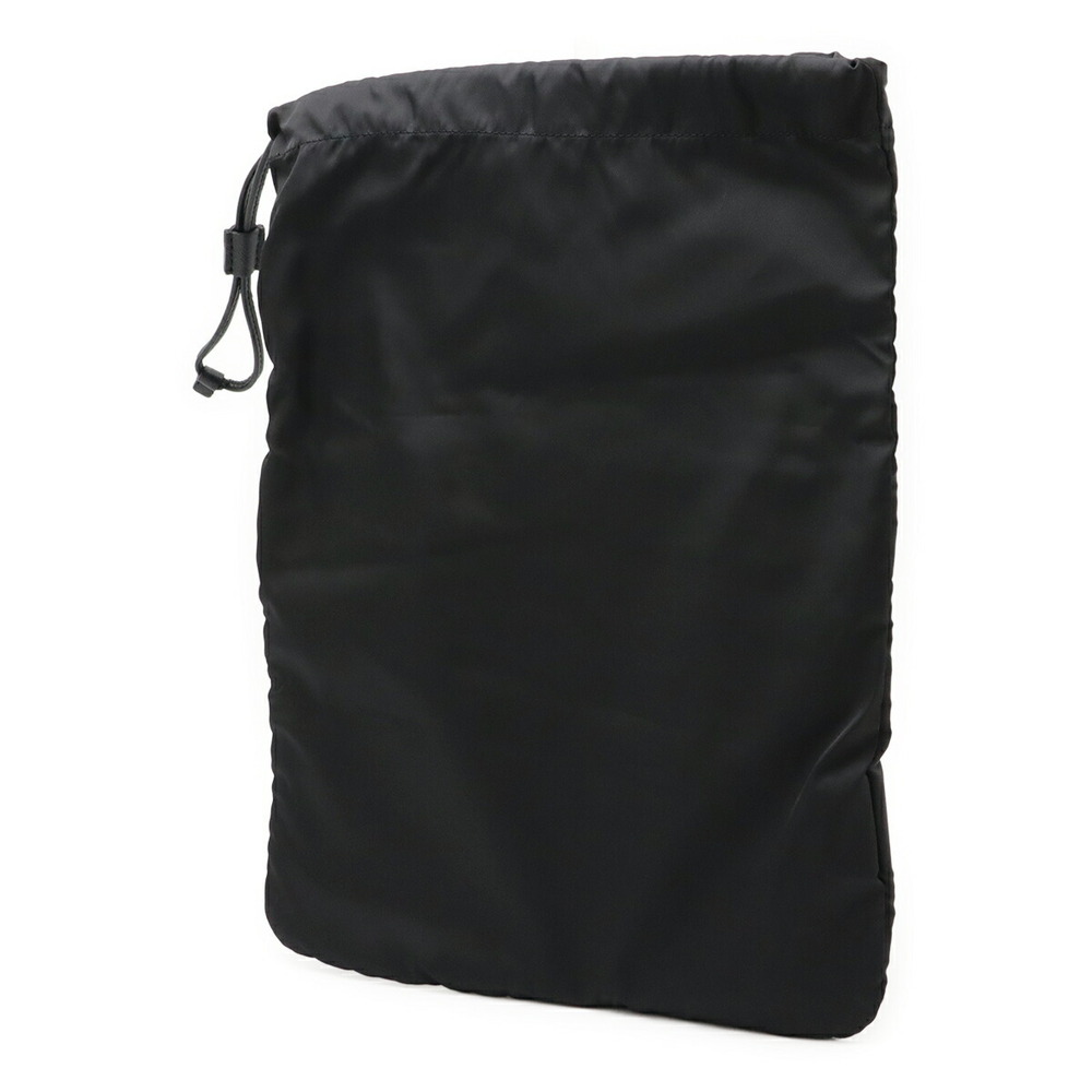 Prada Multi Pouch Pouch Case Drawstring Logo Blac… - image 1